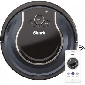 Open Box Shark RV761 ION Robot App-Controlled Robot Vacuum - BLACK/BLUE